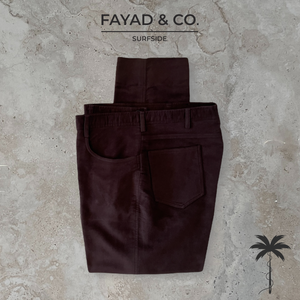 FIVEL Cotton Moleskin Five Pocket Trouser