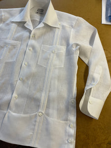 COOP Guayabera in Sahara Linen cloth