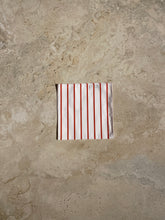 Cargar imagen en el visor de la galería, Negroni Stripe Handrolled Pocket Square In Thomas Mason x WM Brown