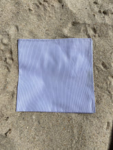 Load image into Gallery viewer, Hairline Stripe Cotton Poplin Handrolled Pocket Square