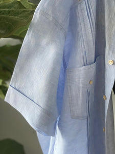 ADAM Short Sleeve Linen Guayabera