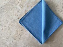 Load image into Gallery viewer, Medium Chambray Handrolled Pocket Square
