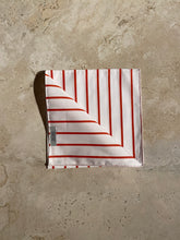 Load image into Gallery viewer, Negroni Stripe Handrolled Pocket Square In Thomas Mason x WM Brown