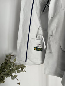 TEDDY Overshirt in Linen & Silk cloth by Loro Piana