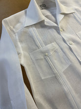 Load image into Gallery viewer, COOP Guayabera in Sahara Linen cloth