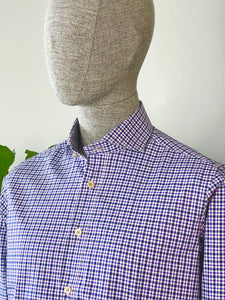 ANDRE Mini Check Shirt in Caccioppoli cloth