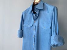 Load image into Gallery viewer, BILLY Western Shirt in Lt. Chambray