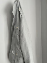 Cargar imagen en el visor de la galería, TEDDY Overshirt in Linen &amp; Silk cloth by Loro Piana