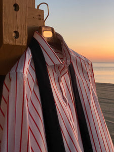 CLARK Dress Shirt Negroni Stripe by Thomas Mason x WM Brown