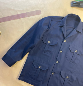 TEDDY Overshirt in Cotton Canvas by Caccioppoli