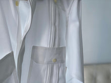 Cargar imagen en el visor de la galería, MICHELLIN Guayabera in Royal Twill Herringbone 100/2 Cotton