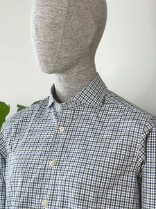 ANDRE Mini Check Shirt in Caccioppoli cloth