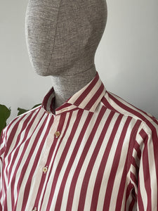 ANDRE Awning Stripe Shirt in Caccioppoli cloth