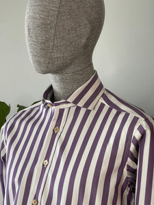 ANDRE Awning Stripe Shirt in Caccioppoli cloth