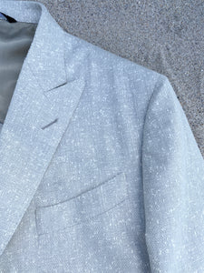 ELIE Sand Linen Tweed Jacket in Loro Piana cloth