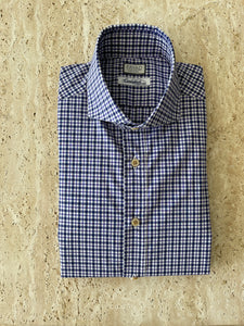 ANDRE Mini Check Shirt in Caccioppoli cloth