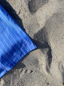 TOM Camp Shirt Blue & White Cotton Stripe