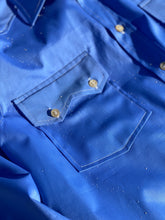 Load image into Gallery viewer, BUTCH Sawtooth Western Shirt in French Blue poplin