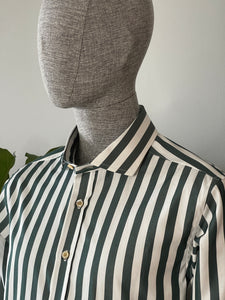 ANDRE Awning Stripe Shirt in Caccioppoli cloth