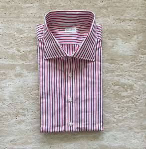 Red Pencil Stripe Dress Shirt Red Pencil Stripe Dress Shirt