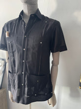 Load image into Gallery viewer, ADAM Guayabera in Voile Mason by Thomas Mason Bespoke
