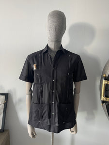 ADAM Guayabera in Voile Mason by Thomas Mason Bespoke