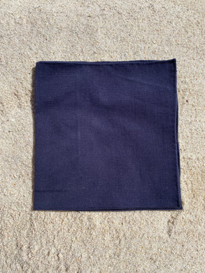 Cotton Baby Cord Handrolled Pocket Square