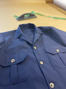 TEDDY Overshirt in Cotton Canvas by Caccioppoli