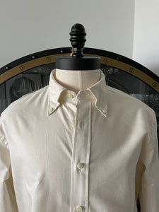 Beige Oxford Cloth Button Down (OCBD) Made in USA